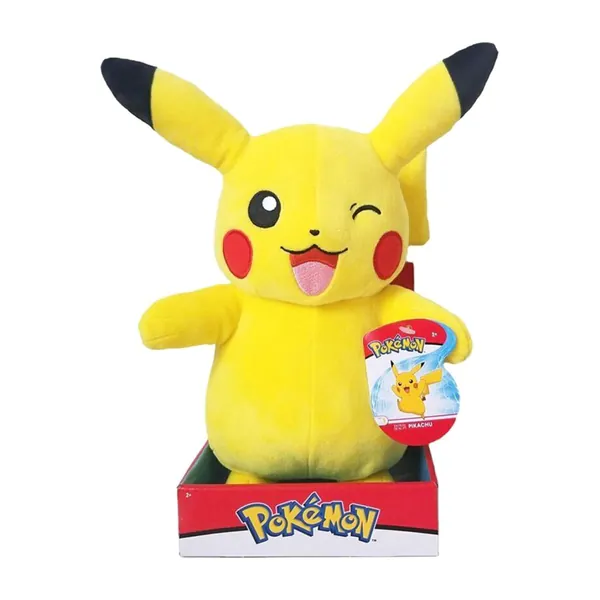 Pokémon Knuffel Figure Pikachu Knipoog 30 cm