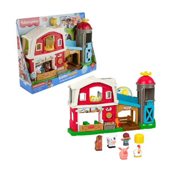 Fisher-Price Little People Boerderij – Dieren verzorgen op de boerderij – speelset