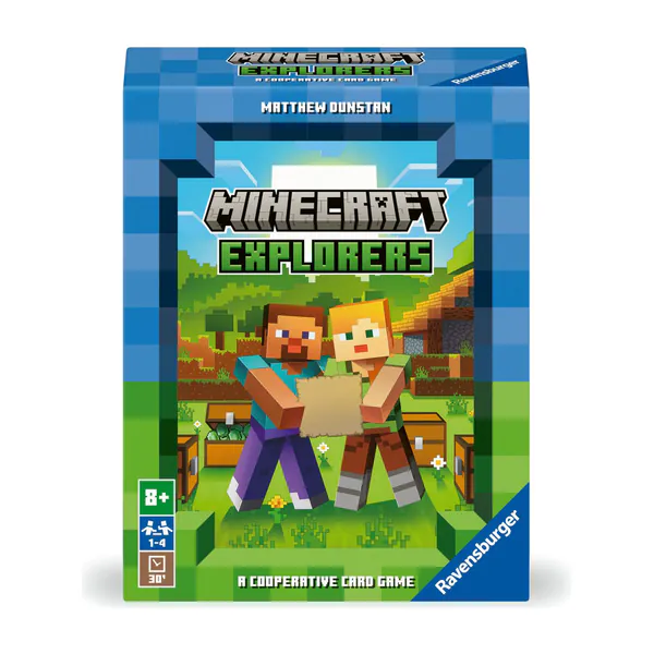 Ravensburger Minecraft Explorers - Coöperatief Kaartspel voor Kinderen