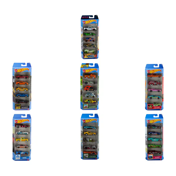 Hot Wheels — set van 5 auto's