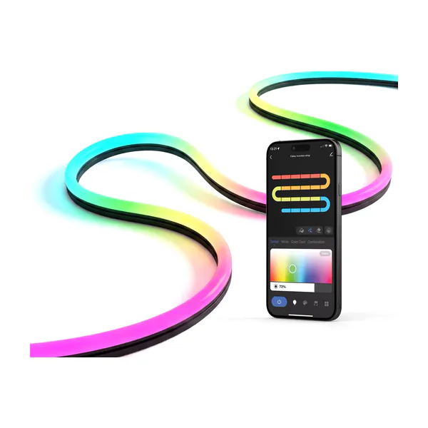 Calex Gaming LED Strip voor Monitor - Razer Chroma Compatibel - Smart Home - RGBIC Synchronisatie voor PC - 110cm