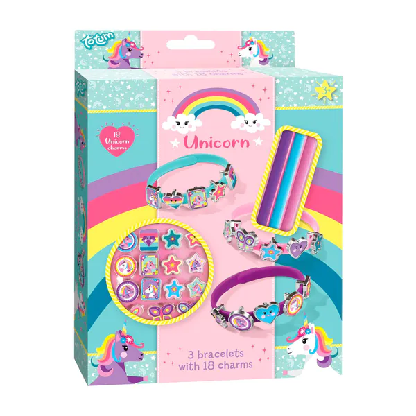 Totum Unicorn — armbandjes maken met 18 bedels
