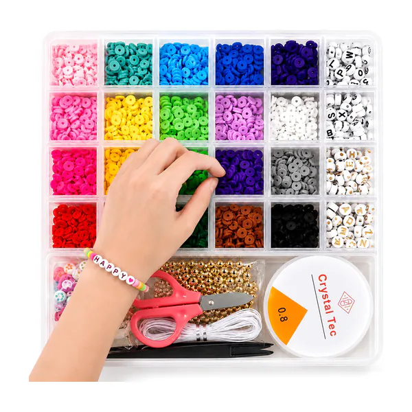 BOTC Sieraden Set - knutselen meisjes - armbandjes maken meisjes - 20 kleuren - 3300-Delig - Sprankelende Sieraden Maken Pakket - Kralen Set