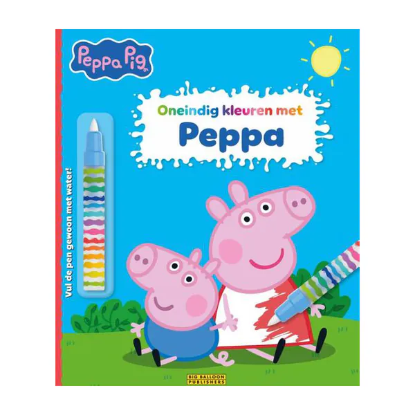 Oneindig kleuren met Peppa